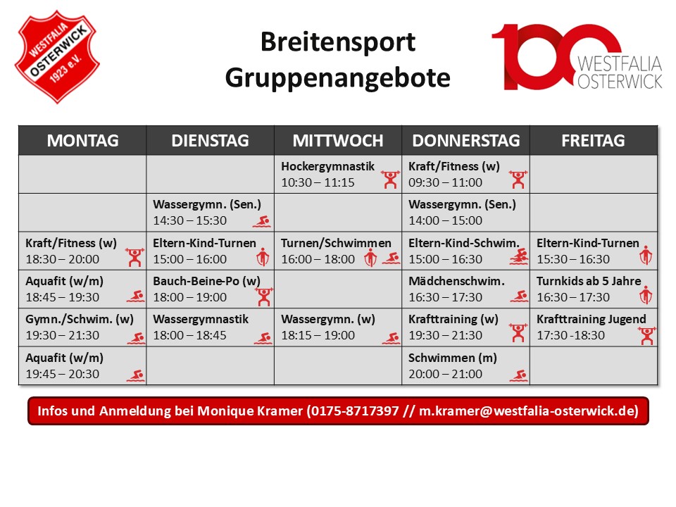 Kursplan Breitensport 2
